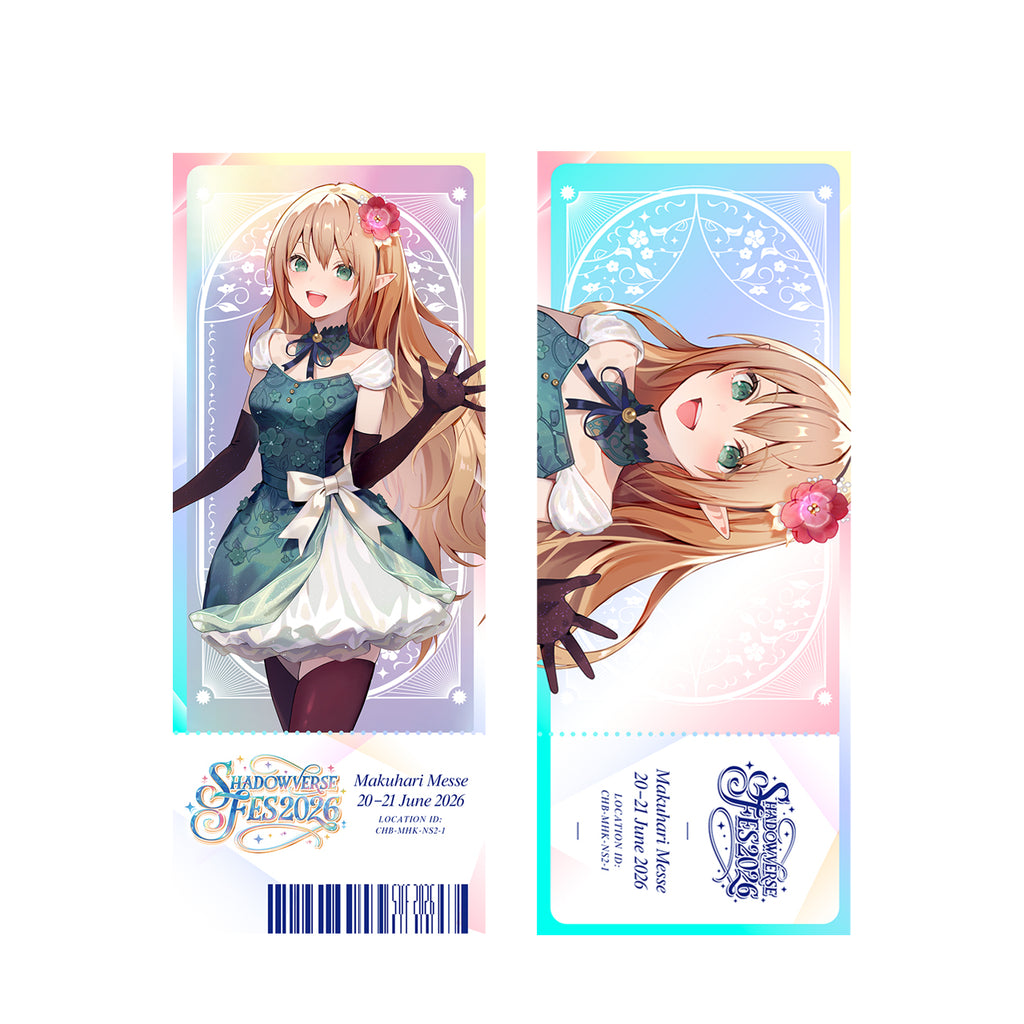 Shadowverse Festival 2026  Leader Collectible Ticket Card